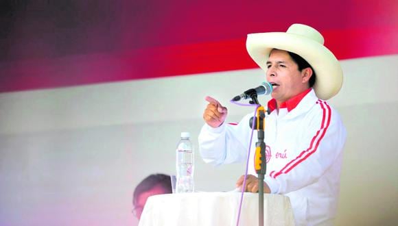 Pedro Castillo rechazó las expresiones en su contra de parte del excandidato presidencial Rafael López Aliaga. (Foto: GEC)