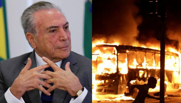 Temer: "Brasil seguirá trabajando con o sin protestas"
