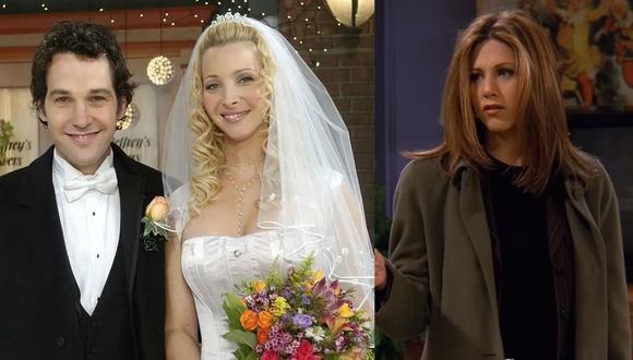 Paul Rudd pensó que lo despedirían de “Friends” por aplastarle el dedo a Jennifer Aniston. (Foto: Composición)