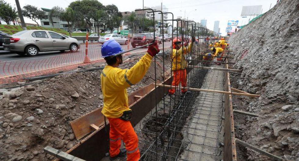 Las obras se ejecutan debajo del puente Quiñones, en La Victoria. (Municipalidad de Lima)