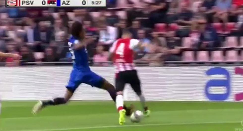 Terrible lesión en el fútbol de Holanda de jugador del AZ Alkmaark. (Foto: captura YouTube)