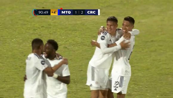 Costa Rica sigue con vida en la Liga de Naciones Concacaf tras lograr una impresionante remontada sobre Martinica.