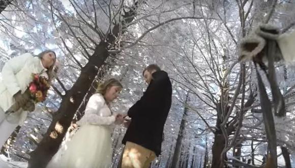 Perro filma la boda de sus amos y este fue el resultado [VIDEO]