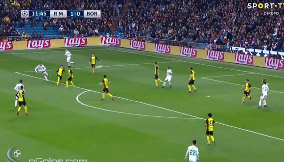 Real Madrid vs. Dortmund: espectacular golazo de Cristiano. (Foto: Captura)