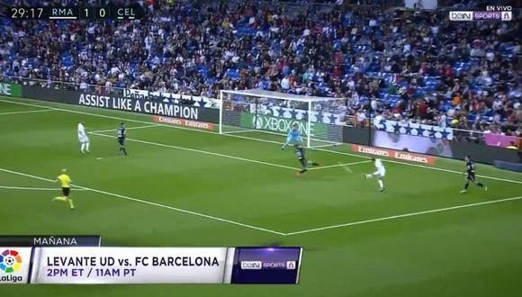 YouTube: golazo de Gareth Bale en el Real Madrid vs. Celta | VIDEO