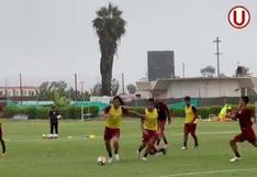 Williams Riveros se lució con golazo en la práctica de Universitario en Campo Mar | VIDEO