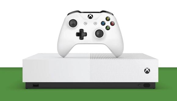 La nueva Xbox One S All-Digital no contará con lectora física y saldrá a la venta el 7 de mayo. (Difusión)