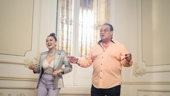 BINOMIO CON RITMO. Eladio Antonio Ayala  (Estados Unidos, 64 años) y Amy Gutiérrez Farro  (Callao, 22) estrenarán la canción y el video de Tú y yo el 21 de agosto. (Foto: Alexa Morante)