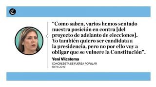 Estas son las frases políticas más resaltantes de la semana