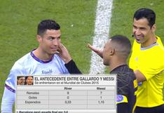 Mbappé cuestionaba el penal cobrado a Cristiano Ronaldo y este le mostró su herida en el rostro | VIDEO