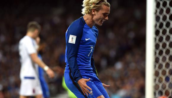Según las estadísticas al final del partido, Francia remató 34 veces contra tres del equipo rival. Además la posesión del balón fue 75% contra 25%. Una verdadera locura. (Foto: AFP)