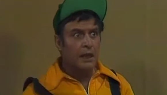 Horacio Gómez Bolaños interpretando a Godínez en una de las escenas en la escuelita de "El Chavo del 8" (Foto: Televisa)