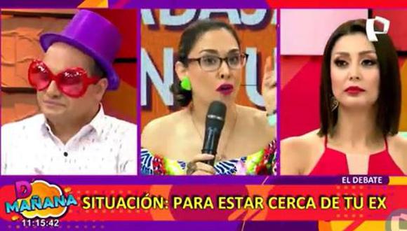 ‘Metiche’ deja entrever que Karla Tarazona siente algo por Christian Domínguez y ella explota. (Foto: captura de video)