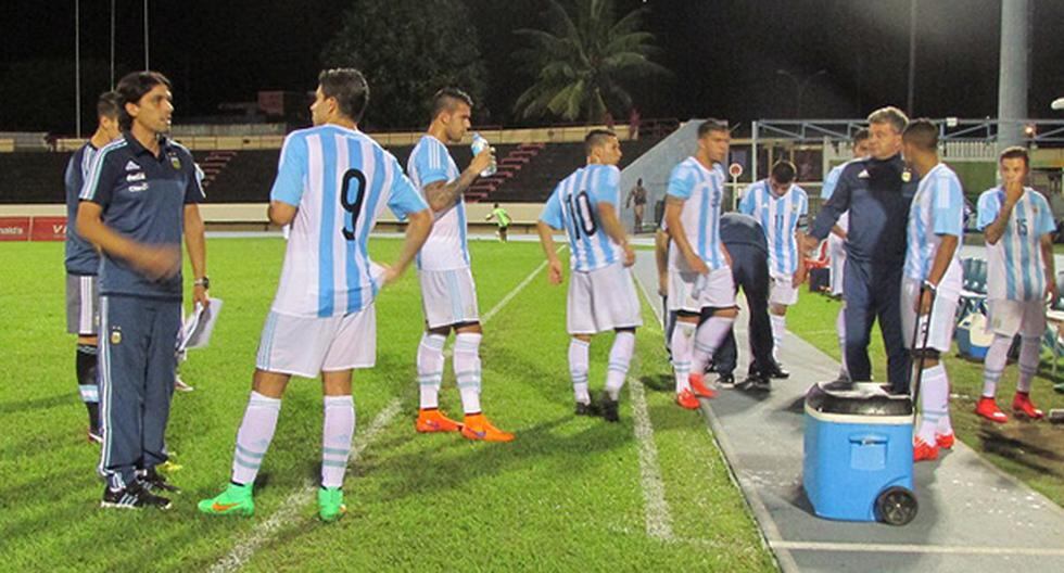 Argentina no pudo ante Tahití. (Foto: AFA)