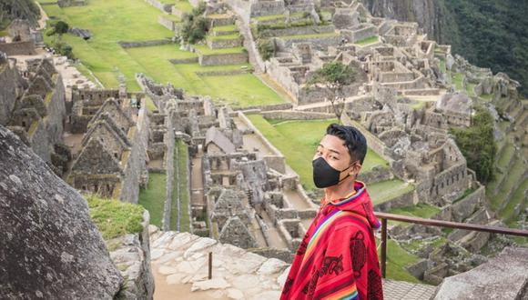 En la foto, Jesse Katayama: el turista japonés que esperó 7 meses para conocer Machu Picchu. (Foto: Daisuke Miyawaki)
