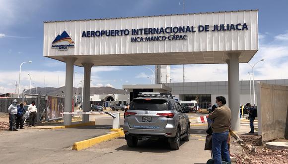 El Aeropuerto Internacional Inca Manco Cápac de Juliaca (Puno). (Foto: MTC)