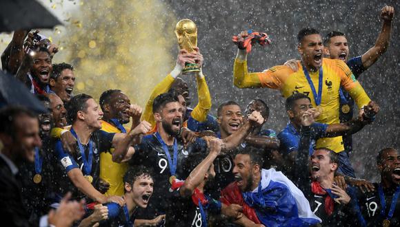 Rusia 2018: Francia se consagró campeón tras vencer por 4-2 a Croacia en la final del Mundial. (Foto: AFP)