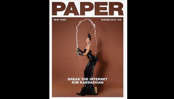 Kim Kardashian se desnuda en sesión de fotos para "Paper"