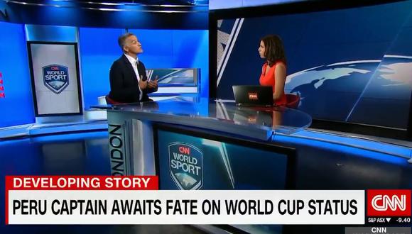 Paolo Guerrero: vocero de FIFPro dice a "CNN" que todavía hay esperanza. (Foto: Captura CNN)