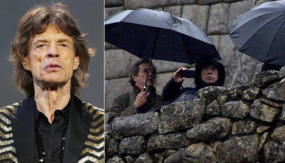 Mick Jagger.La estrella de los Rolling Stones visitó Machu Picchu en el 2013, donde fue declarado Visitante Ilustre. Lima y Puerto Maldonado han sido otras de las paradas del cantante en suelo peruano. (Foto: Difusión)