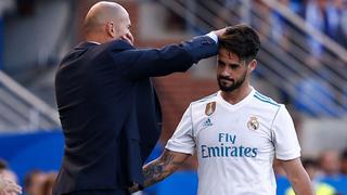 Zidane sobre reemplazo de Isco en el Madrid: "No soy injusto con él"