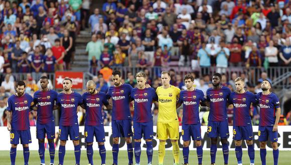 Durante el duelo entre Barcelona y Betis por la Liga se guardó un minuto de silencio por las víctimas del atentado en la ciudad española. (Foto: EFE)