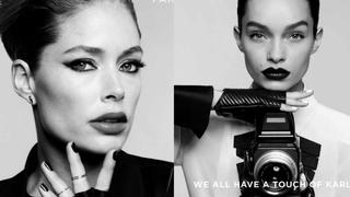 Karl Lagerfeld x Loreal: las primeras imágenes de la colección de maquillaje inspirada en el diseñador