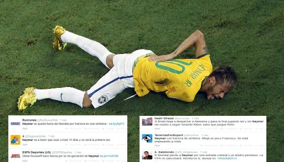 Neymar y las reacciones en Twitter tras decir adiós al Mundial