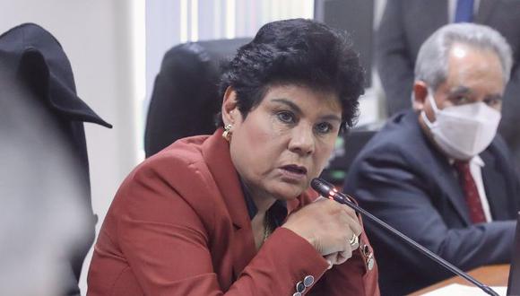 La congresista de Avanza País reiteró a la presidenta del Congreso, María del Carmen Alva, que vuelva a realizar el pedido de la información del jefe de Estado. (Foto: Congreso)