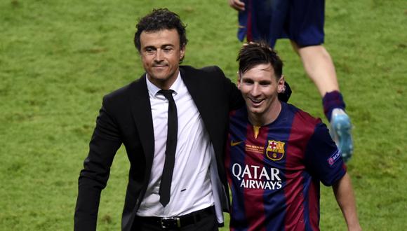En una extensa entrevista con la revista británica "Four Four Two", Lionel Messi indicó que Luis Enrique levantó el estado anímico del Barcelona tras el fracaso de Gerardo Martino. (Foto: AFP)