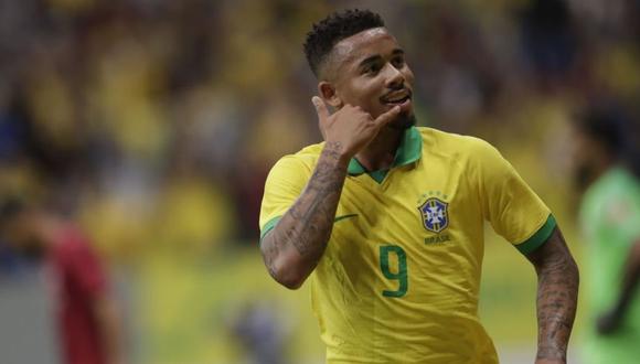 Gabriel Jesús fue el autor del 1-0 en el Brasil vs. Honduras en el marco de una duelo amistoso FIFA en el estadio Beira Rio (Foto: AFP)