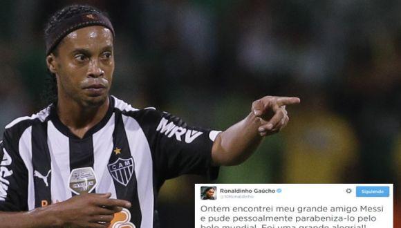 Ronaldinho a Messi: "Felicitaciones por el hermoso Mundial"