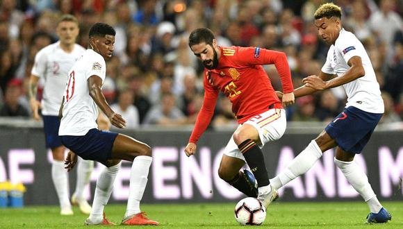 España remontó 2-1 ante Inglaterra en Wembley por la UEFA Nations League en medio de la polémica. (Video: YouTube/Foto: AFP)