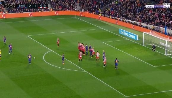 Barcelona vs. Girona: golazo de Messi