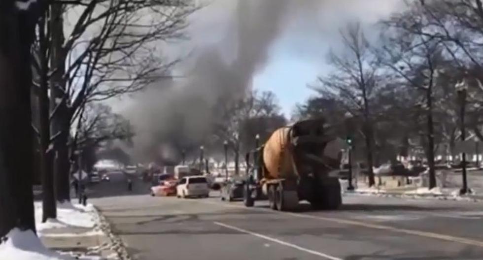 Explosión cerca de la Casa Blanca causa alarma en el Servicio Secreto. (Foto: Smart TV Oficial - YouTube)