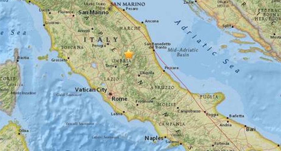 Un sismo superior a los 5 grados volvió a sacudir el centro de Italia. (Foto: Agencias)