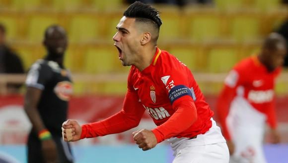 Radamel Falcao rescató al Mónaco de una mala racha de tres duelos seguidos sin ganar en la Ligue 1. El ariete colombiano alcanzó 14 goles en el máximo circuito galo. (Foto: AFP)