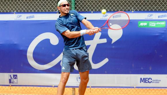 Nicolás Álvarez fue eliminado por Facundo Bagnis en el ATP Challenger de Guayaquil. (Foto: ATP)