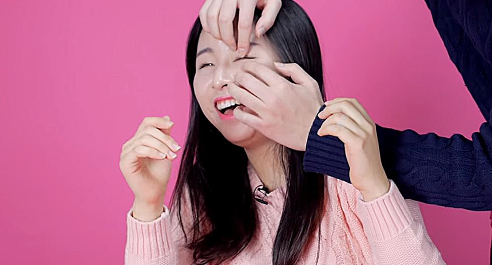 Chicas coreanas buscan agrandar sus ojos y este es el resultado. (Foto: Captura de YouTube)