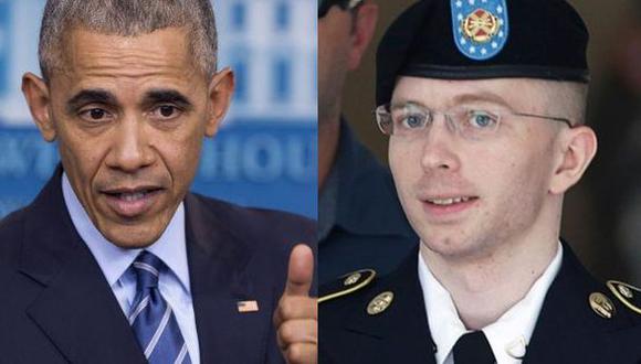 Barack Obama y Chelsea Manning, informante de WikiLeaks. (Foto: AP/Reuters)