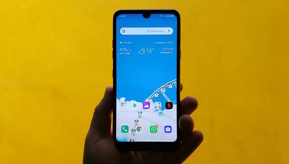 LG Q60 es un celular gama media de LG. (Foto: Julio Melgarejo)