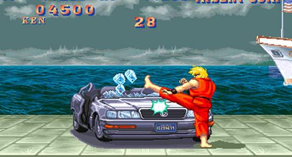 Recordamos el popular Bonus Car Stage de Street Fighter II. (Foto: Difusión)