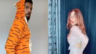 Para pasar la cuarentena: Ezequiel Garay se disfrazó de tigre y bailó a lo Jennifer López | VIDEO