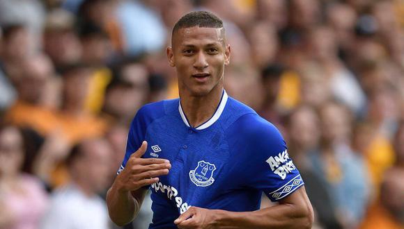 Richarlison fue citado a la selección de Brasil en reemplazo de un futbolista lesionado. El joven deportista actúa en el Everton y buscará debutar en los amistosos internacionales de setiembre. (Foto: AFP)