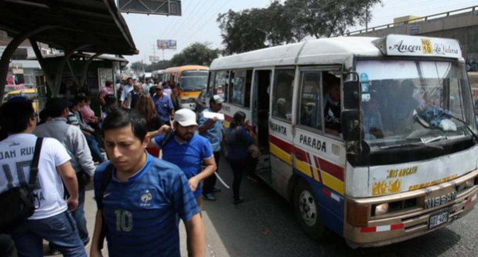 Transportistas del Callao acatan paro de 24 horas. (Foto: Andina)