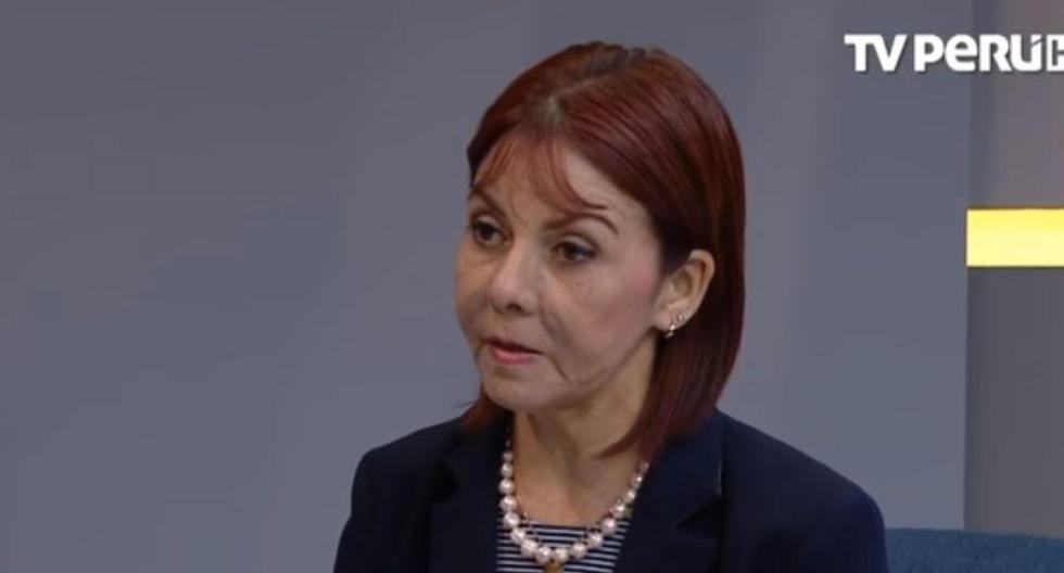 La fiscal suprema provisional María Sokolich estuvo a cargo de la Fiscalía Suprema Civil hasta hace pocos días. (Foto: TV Perú)