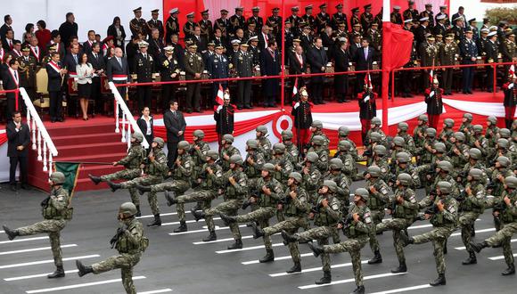 Este año 2021, con motivo del Bicentenario del Perú, la parada militar se realizará el viernes 30 de julio | Foto: Andina / Archivo