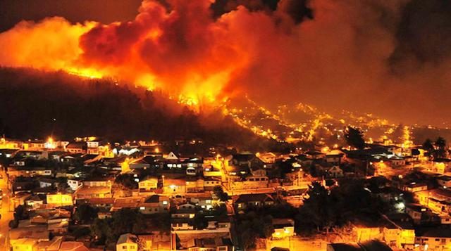 Chile: gigantesco incendio en Valparaíso destruye 500 casas - 7
