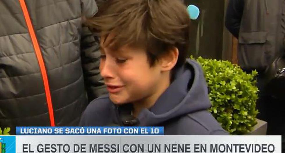 Lionel Messi debió reprender a la seguridad de la selección argentina por no permitir que se le acerque un niño. (Video: YouTube)