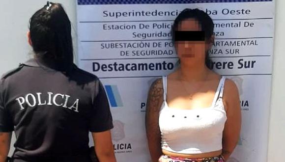 La mujer fue detenida en La Matanza.